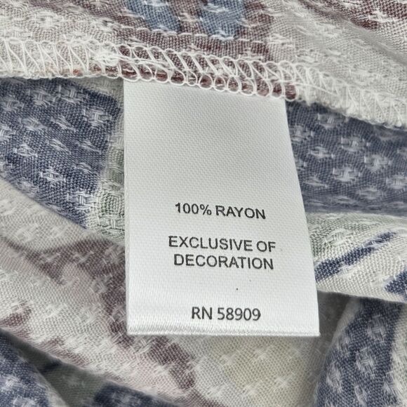 Nurture Westbound Patchwork Floral Button Up Down Shirt Womens Plus Size 1X Boho - Picture 7 of 8